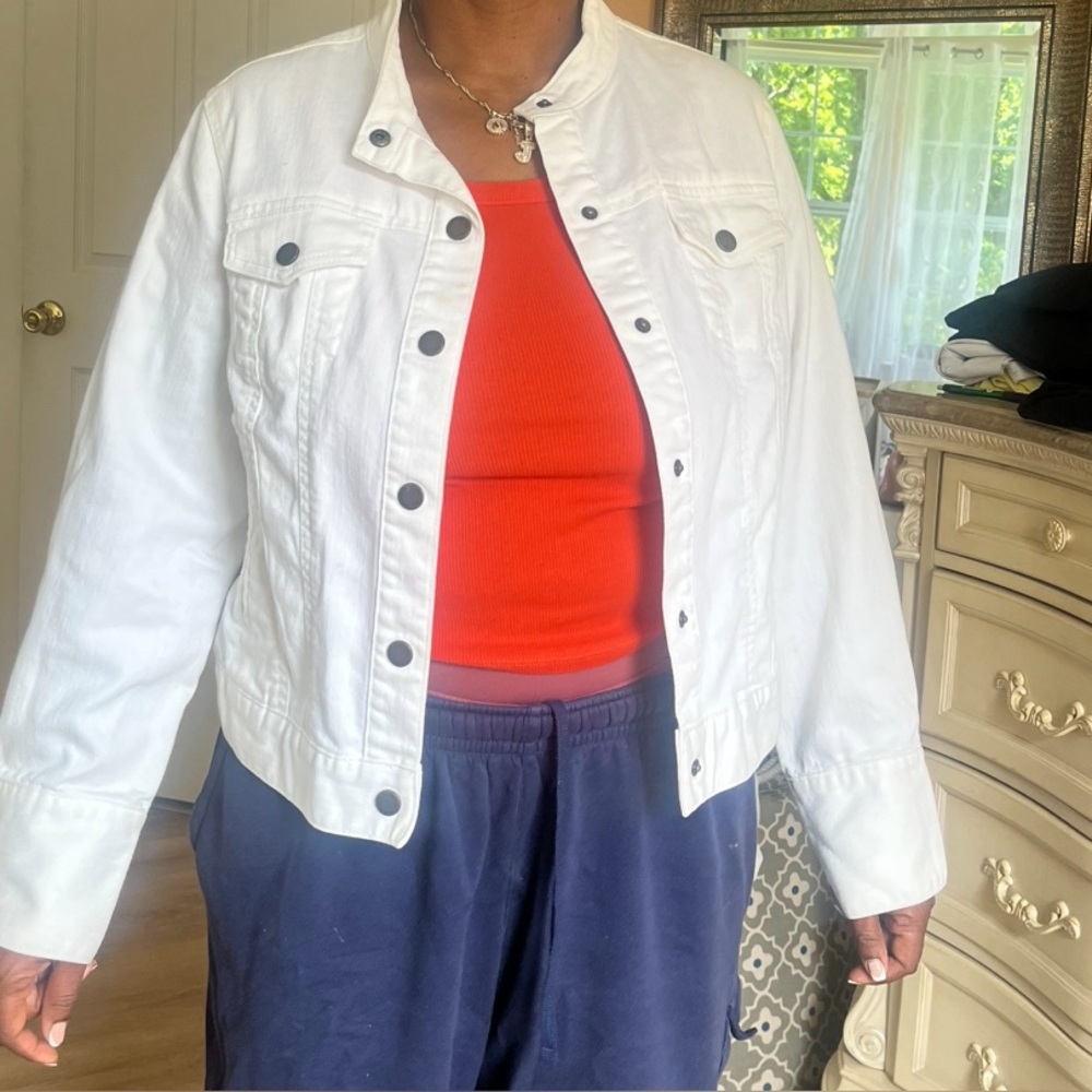 Coldwater Creek Classic White Denim
